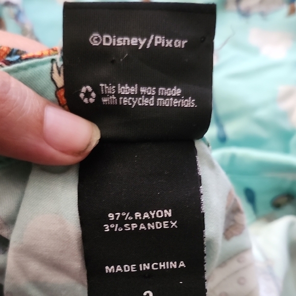 Torrid Disney Pixar Toy Story Challis Woody And Bo Peep Aqua Blue Button Down - Picture 6 of 6